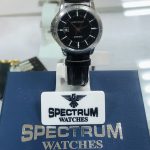 Casio Leather Wristwatch - Black